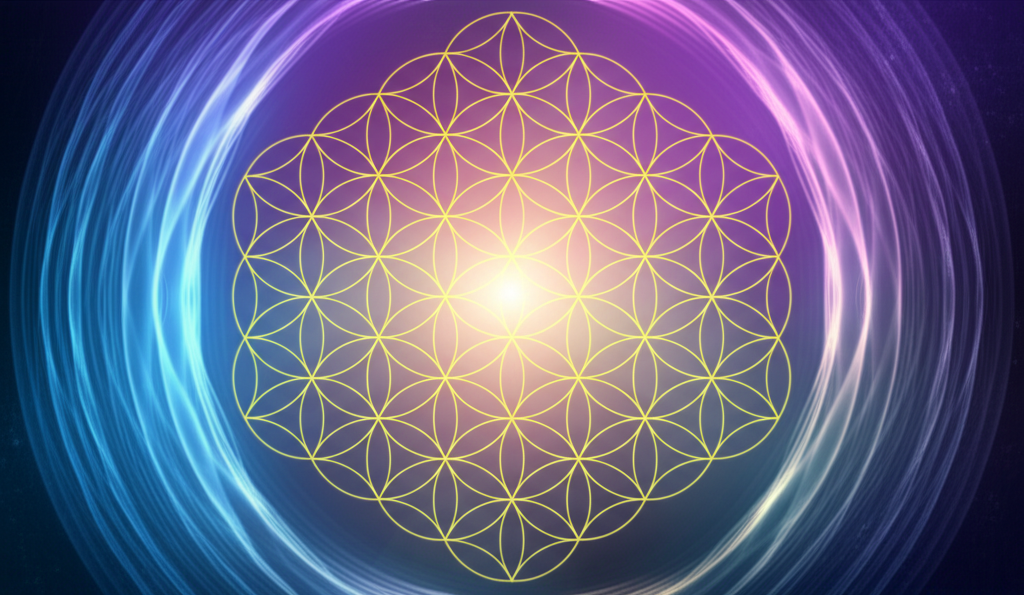 Radiant geometric symbol